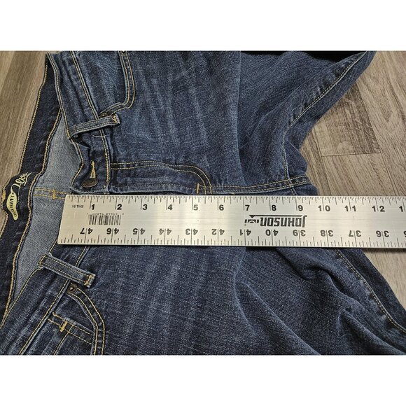 (3/$35) Old Navy The Flirt Jeans Womens 10 Short Denim Straight Leg Mid Rise - Picture 11 of 12